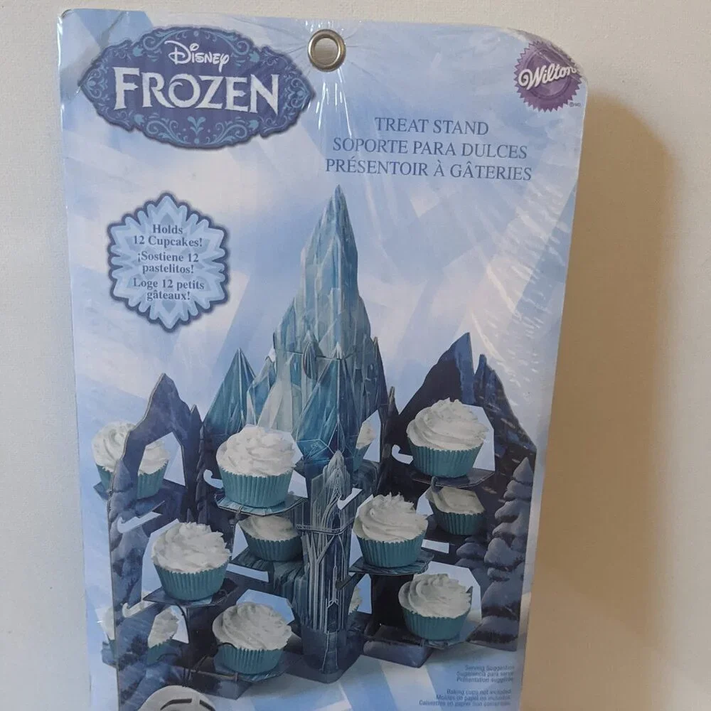 NEW Frozen Disney Castle Wilton Cupcake Treat Stand Xmas Holiday Party Baking